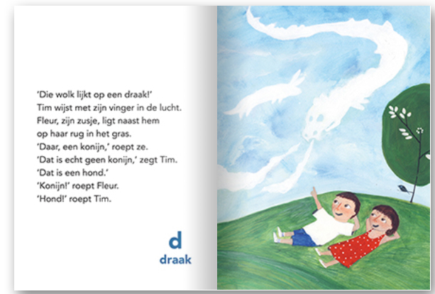 kinderboek schrijver redacteur kinderen verhaal illustratie illustreren fantasie educatie uitgeverij Esther Derks tim fleur en wolkje